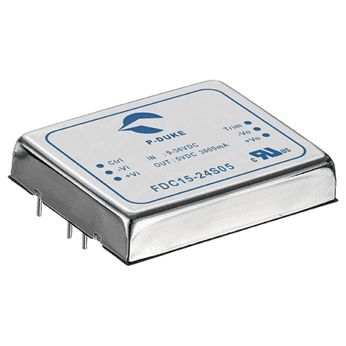 SLP-FDC15 - DC/DC Converter Single & Dual Output: 15W - PCB Mount - OEM Applications